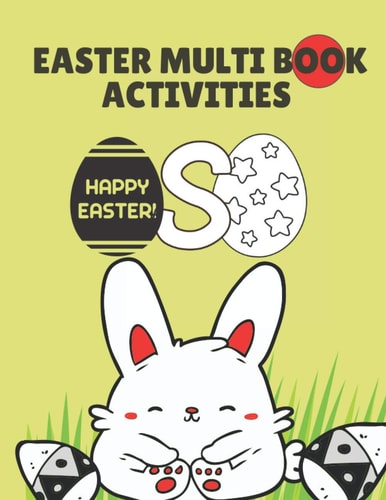 Easter Multi Book Activities Dot Markers Activity and Book Coloring Pages for Kids