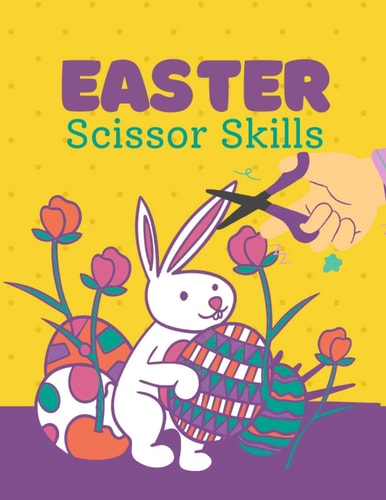 Easter Scissor Skills Coloring and Scissor Practice for Preschool