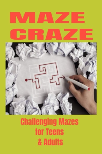Maze Craze Challenging Mazes for Teens & Adults