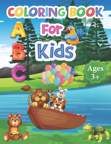 ABC Coloring Book for Kids Alphabet Book for Kids - ABC Activities for Preschoolers Ages 3-5 - Easy, LARGE, GIANT Simple Picture Coloring Books for Toddlers - Coloring Book with The Learning Bugs