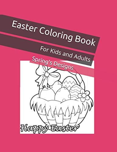 Easter Coloring Book For Kids and Adults