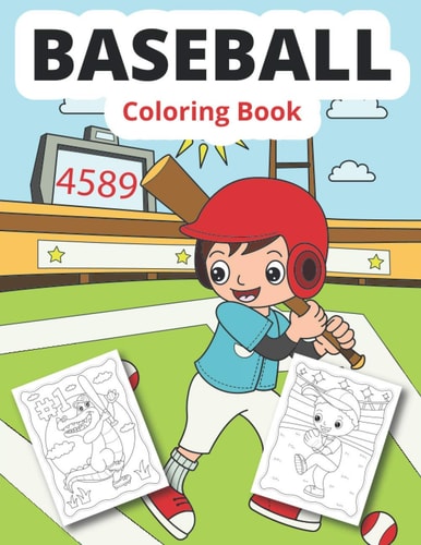 Baseball Coloring Book For Kids