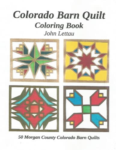 Colorado Barn Quilt Coloring Book