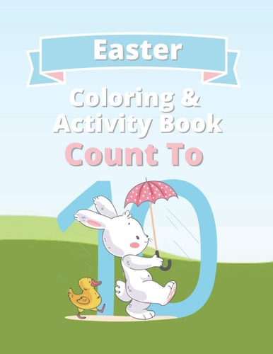 Easter Coloring & Activity Book Count to 10