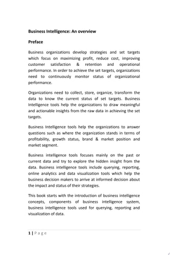 Business Intelligence: An overview