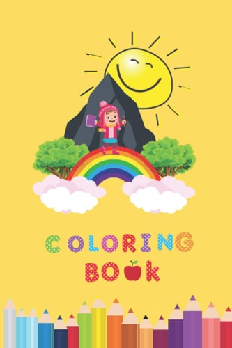 Coloring Book Cute and Fun Animals (Dinosaur-Deer-unicorn-Easter) Coloring and Activity Book Gift For Girls Ages 3-8.