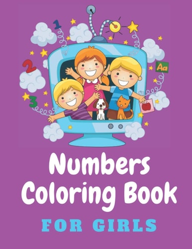 Numbers Coloring Book For Girls 1 To 100 Coloring Numbers For Kids 100 Pages
