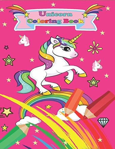 Unicorn Coloring Book Unicorn Coloring Book for Kids Beautiful Pictures for Children to Have Fun Coloring.