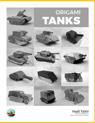 Origami Tanks And Other Tracked Vehicles (Black & White Edition)