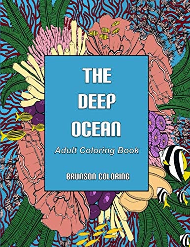The Deep Ocean Adult Coloring Book