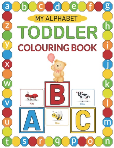 My Alphabet Toddler Colouring Book Number Practice and Exercise Books for Kids Ages 3-5, Number Tracing Workbook, Number Activity Book