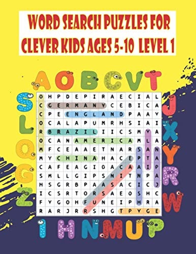 Word Search Puzzles for Clever Kids Ages 5-10 Practice Spelling, Learn Vocabulary, and Improve Reading Skills, Activity Workbook to MAKE SMART KIDS SMARTER (Puzzler)