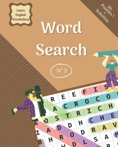 Word Search Puzzles 100 Page, 8×10