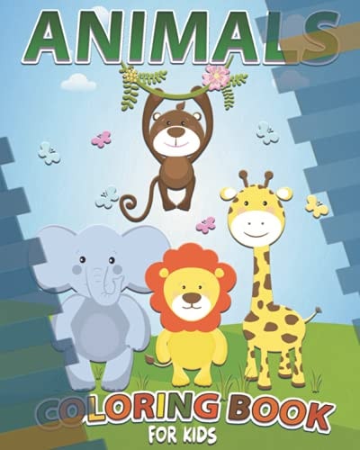 Animal Coloring Book Animals Activities Book