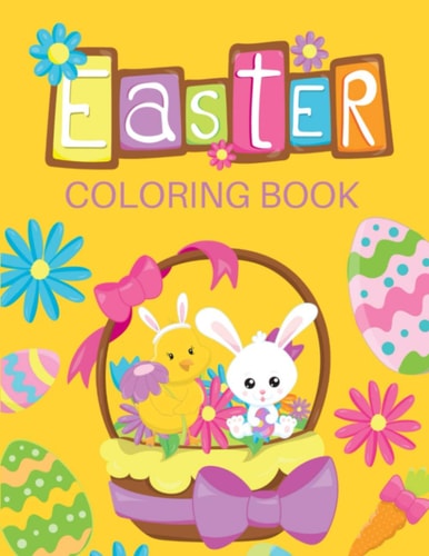 Easter Coloring Book Easter Activity and Basket Stuffer for Kids