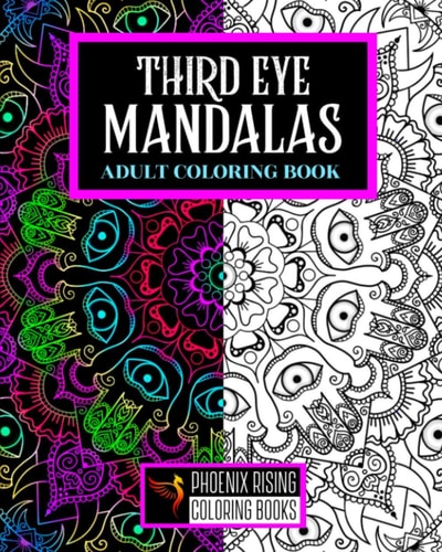 Third Eye Mandalas Adult Coloring Book