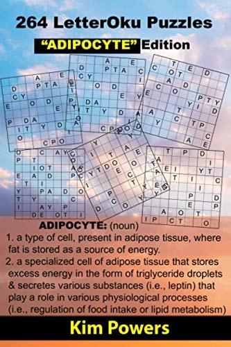 264 LetterOku Puzzles "ADIPOCYTE" Edition Letter Sudoku Brain Health
