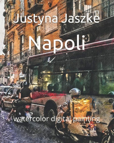 Napoli Watercolor Digital Painting