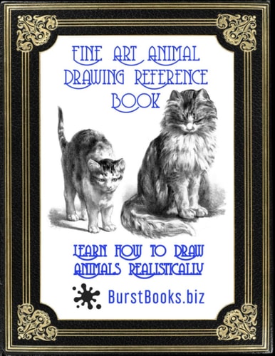 Fine Art Animal Drawing Reference Book Learn How to Draw Animals Realistically