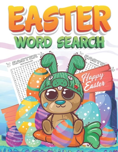 Easter Word Search Spring Word Search, Easter Large Print Word Searches For Kids and Adults