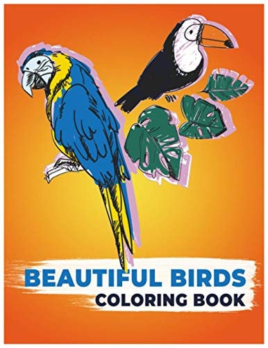 Beautiful Birds Coloring Book The Stress Relieving Kids Coloring Pages