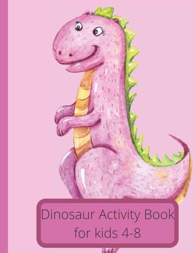 Dinosaur Activity Book For 4-8 Dot Marker, Dot To Dot Activity Book