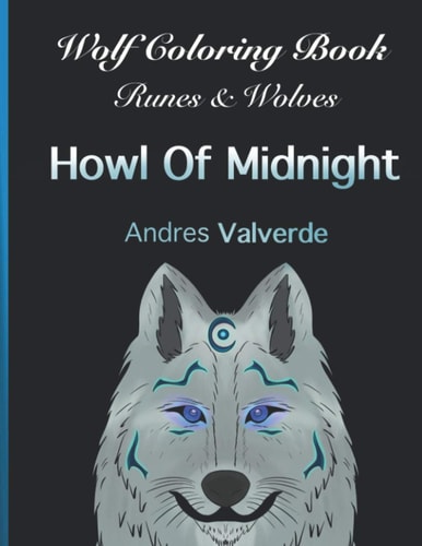 Wolf Coloring Book Runes & Wolves Howl Of Midnight