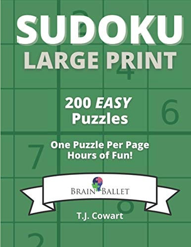 Sudoku Large Print 200 Easy Puzzles