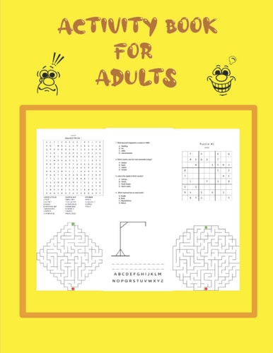 Activity Book for Adults