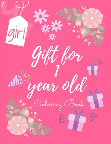 Gift for 1 Year Old Girl Coloring Book