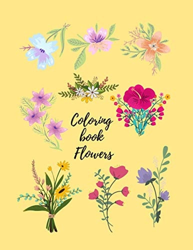 Coloring Book Flowers For Girls