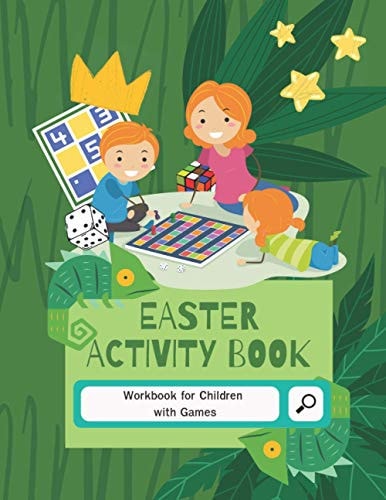 Easter Activity Book 8-10, 9-12, 10-12 Year Olds Workbook for Children with Games, Puzzles, and Problem-Solving (Learning Activity Book for Kids)