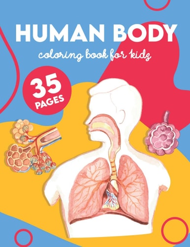 Human Body Coloring Book for Kids 35 Pages