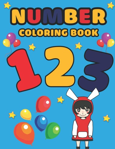 Number Coloring Book Coloring Book for Learnig Number for Kids