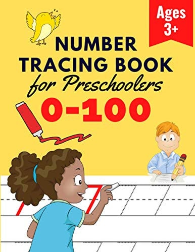 Number Tracing Book for Preschoolers Number Practice Workbook To Learn The Numbers From 0 To 100 - Math Activity Book for Pre K, Kindergarten and Kids Ages 3-5