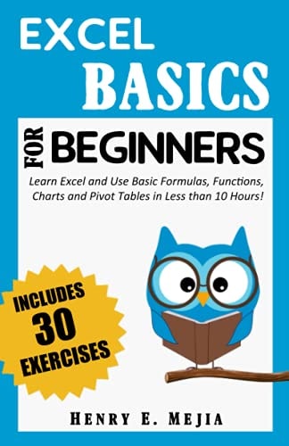 Excel Basics for Beginners Learn Excel and Use Basic Formulas, Functions, Charts and Pivot Tables in Less Than 10 Hours!