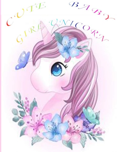 Cute Girl Unicorn Girly Drawings Style
