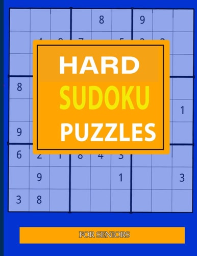 Hard Sudoku Puzzles For Seniors
