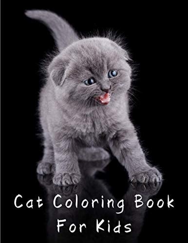 Cat Coloring Book for Kids Cat Books Kids Kittens Coloring Book Funny Kitten Coloring Pages for Girls Who Love Coloring and Cute Cats