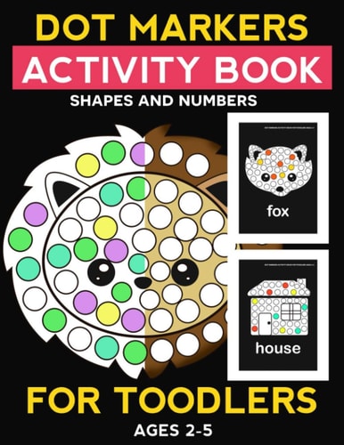 DOT Markers ACTIVITY Book Shapes and Numbers