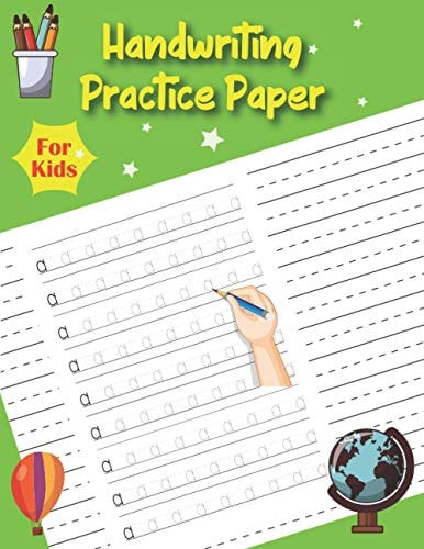 Handwriting Practice Paper For Kids Letters Tracing Book for Preschoolers Practice Letters Numbers Shapes and Lines with Pen Smoothly