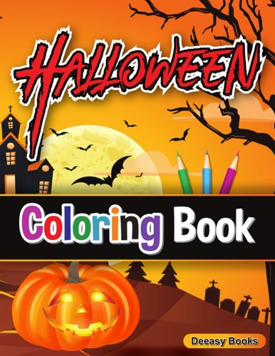 Halloween Coloring Book Cute Halloween Coloring Book for Kids