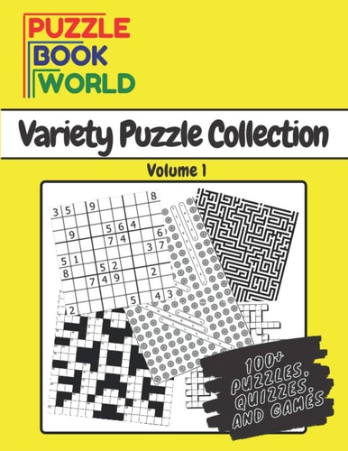 Puzzle Book World Variety Puzzle Collection - Volume 1