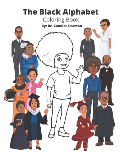 The Black Alphabet Elementary Coloring Book