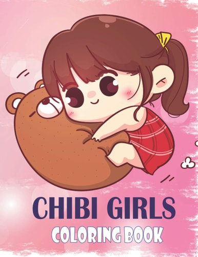 Chibi Girls Coloring Book Anime And Manga Coloring Book For Girls