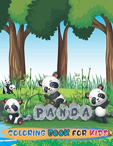 Panda Coloring Book for Kids Learning Activity Book for Toddlers and Kids Ages 4- 8 -12 with Cute Drawings of Panda (Kidd's Coloring Books)