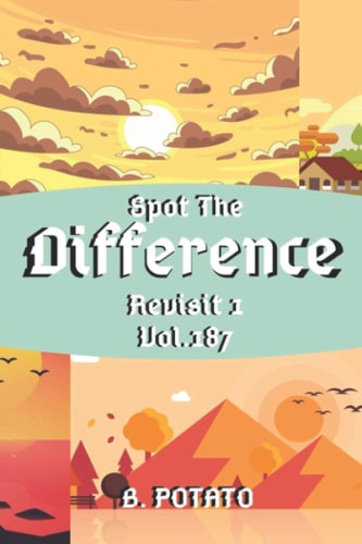 Spot the Difference Revisit 1 Vol.187 Children's Activities Book for Kids Age 3-8, Kids, Boys and Girls