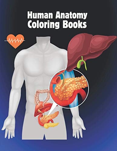 Human Anatomy Coloring Books The Ultimate Anatomy Study Guide Incredibly Detailed Self-Test Color Workbook for Studying and Relaxation.