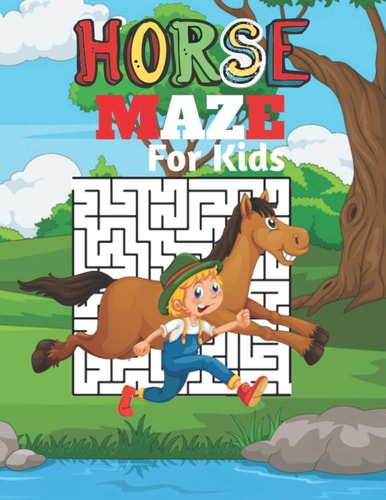 HORSE MAZE For Kids A Challenging Horse Fun Maze for Kids by Solving Mazes