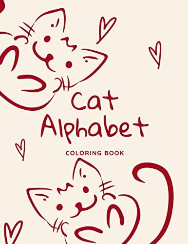 Alphabet Cat Coloring Book
